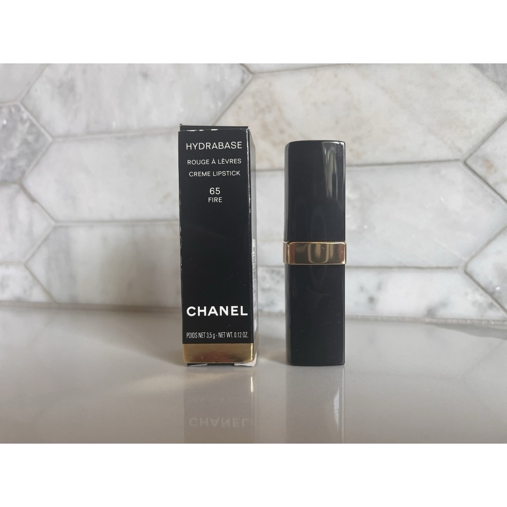 Chanel Hydrabase Creme‎ Lipstick 65 Fire NIB